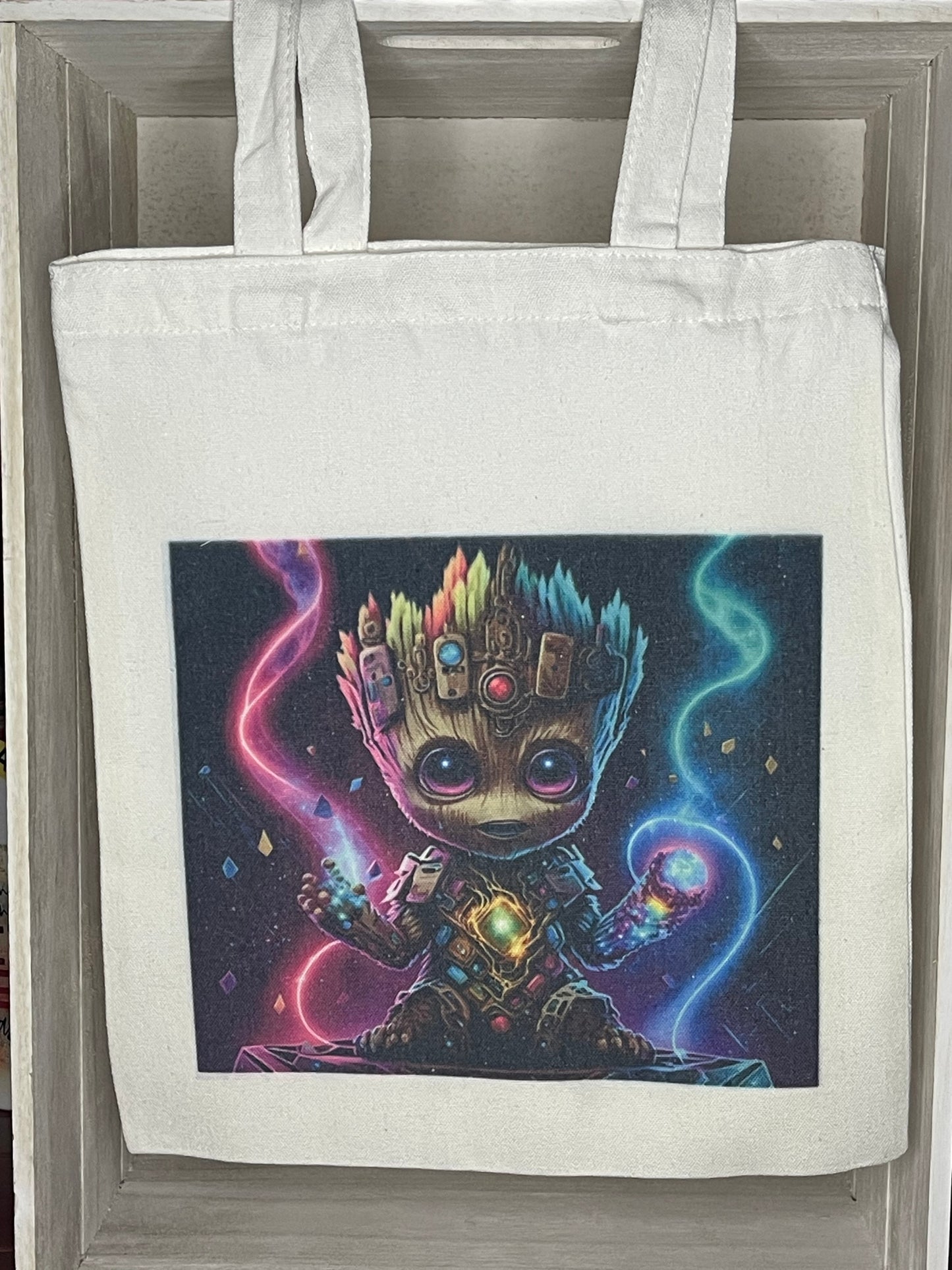 Tote (Colorful Groot Trick or Treat Bag)