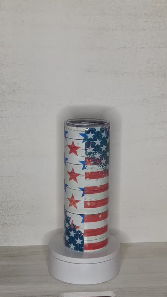 Patriotic Flag 2 Tumbler